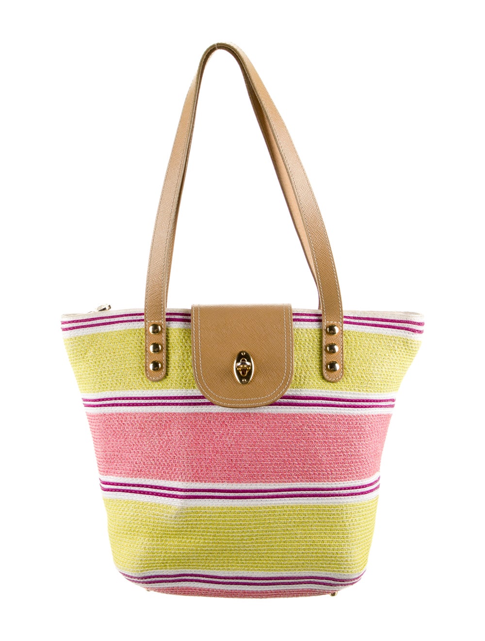Eric Javits Raffia Handle Bag - image 1