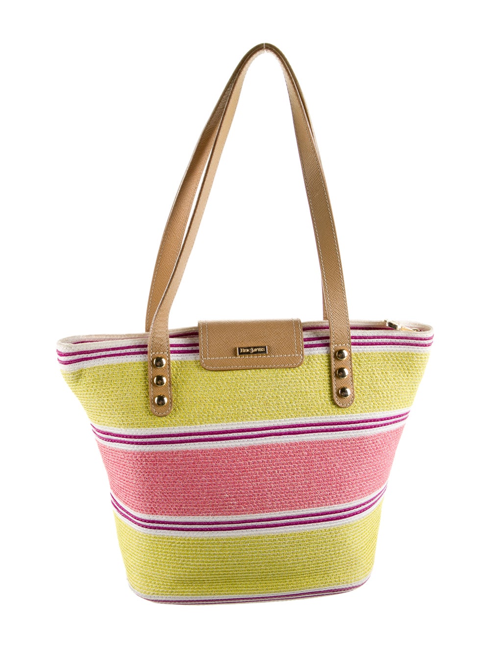 Eric Javits Raffia Handle Bag - image 4