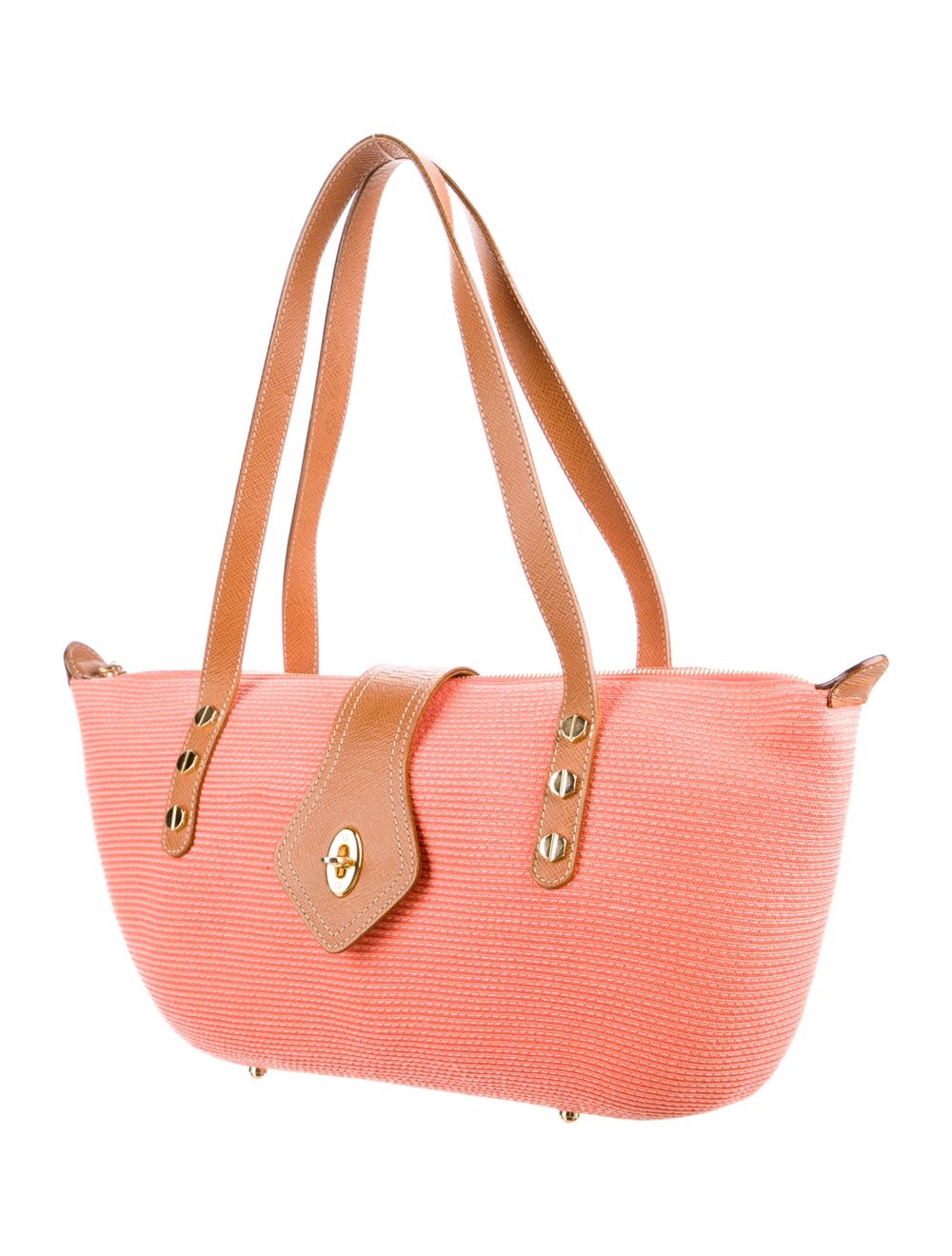 Eric Javits Raffia Handle Bag - image 3