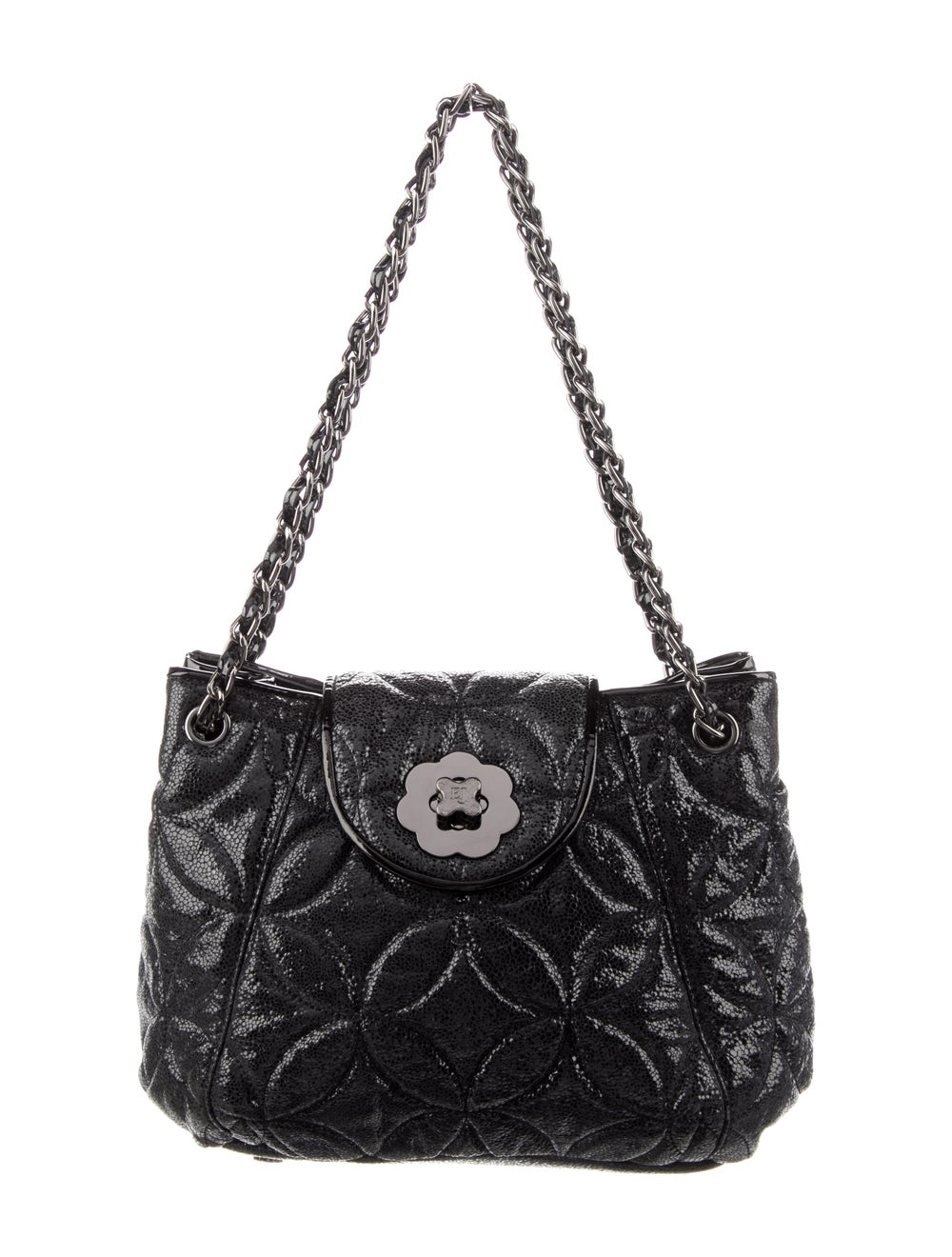 Eric Javits Leather Shoulder Bag - image 1