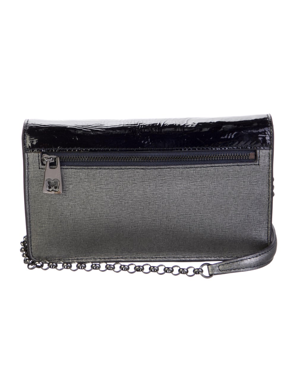 Eric Javits Patent Leather Chain Link Crossbody B… - image 4