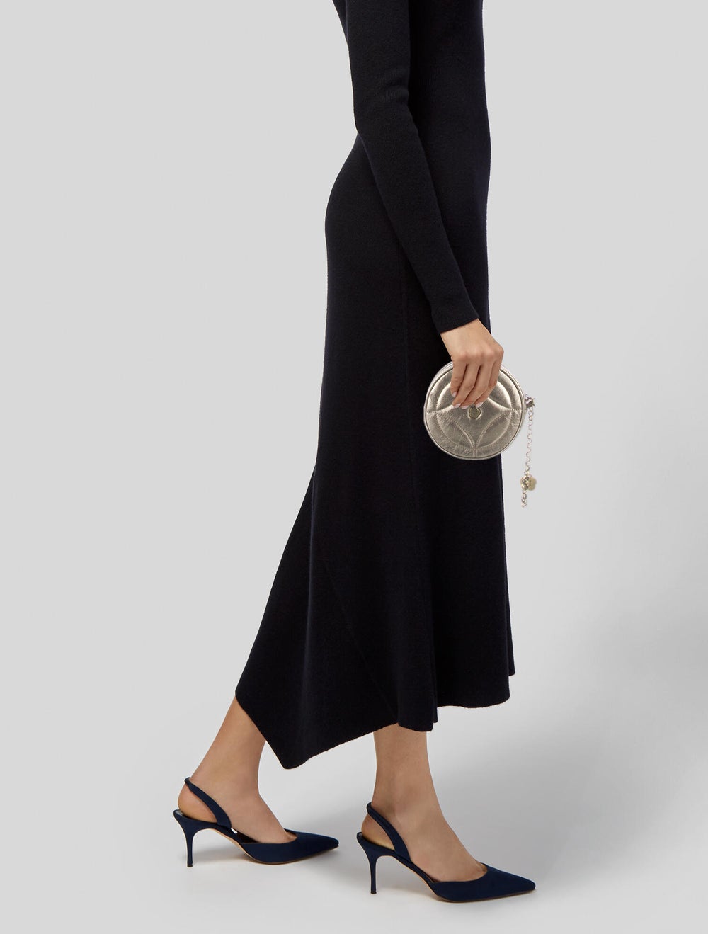 Eric Javits Leather Clutch Bag - image 2