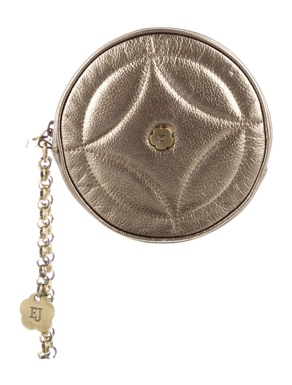 Eric Javits Leather Clutch Bag - image 4