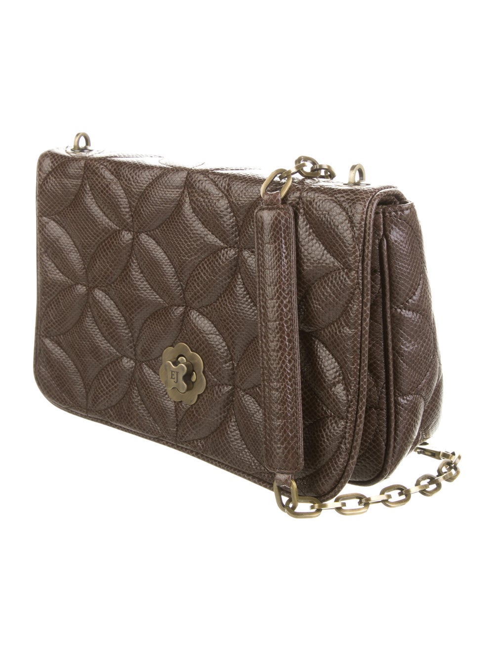 Eric Javits Quilted Leather Shoulder Bag - image 3
