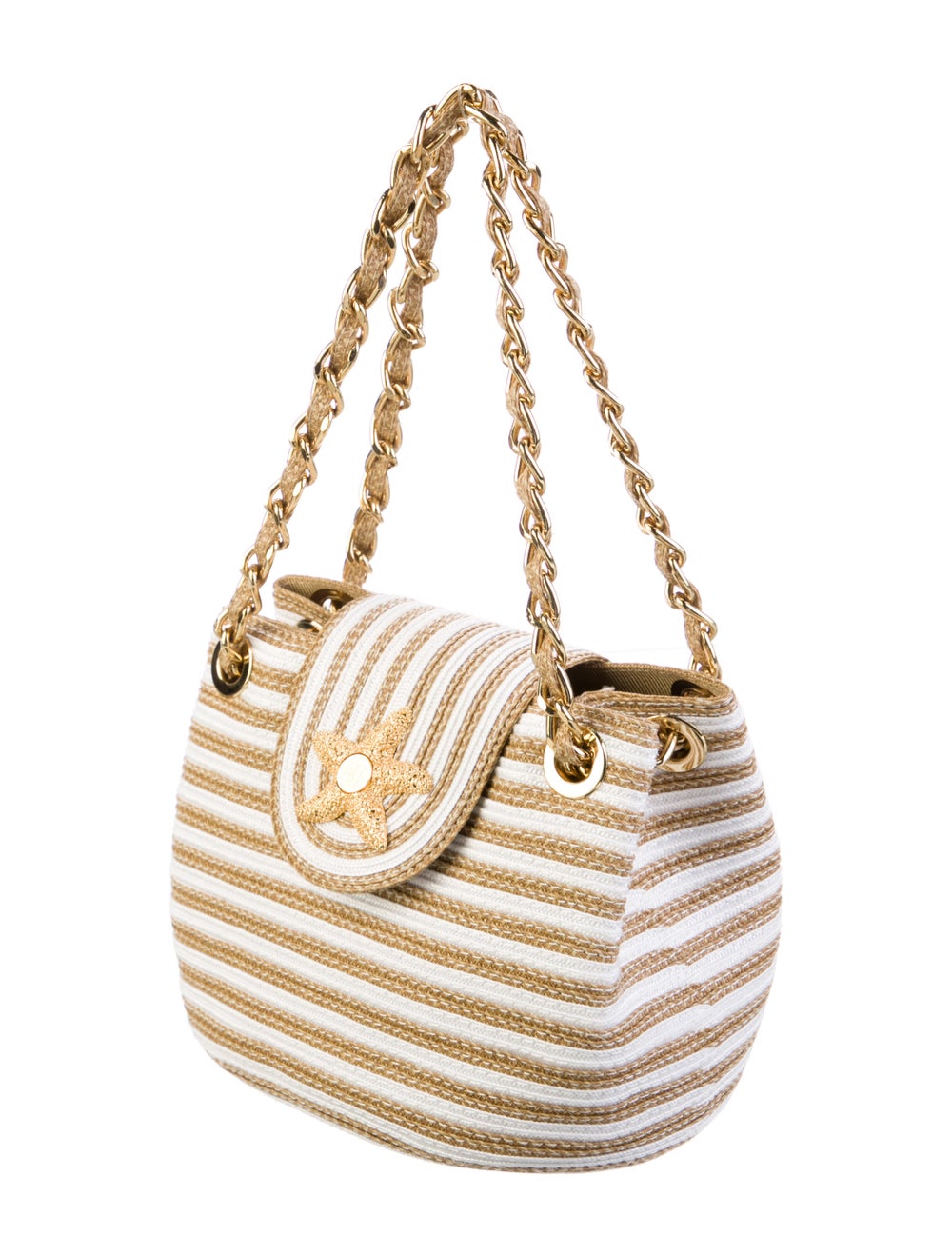 Eric Javits Squishee Star Raffia Handle Bag - image 3
