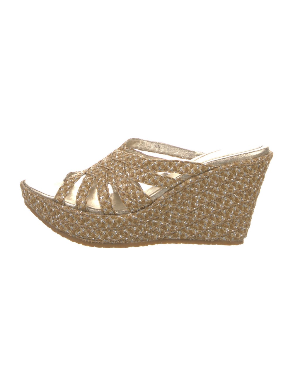Eric Javits Straw Braided Accents Espadrilles - image 1