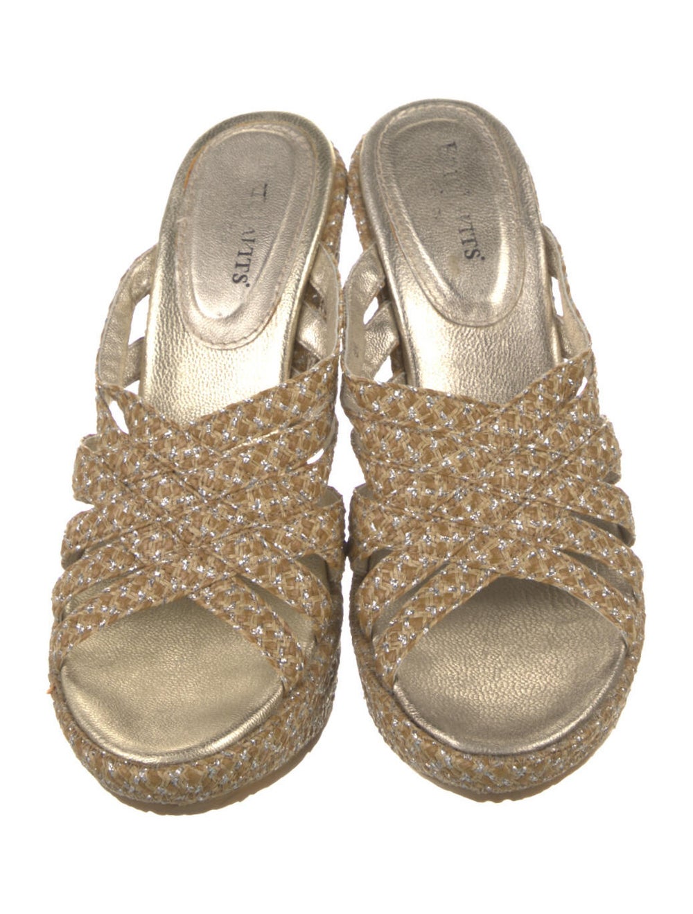 Eric Javits Straw Braided Accents Espadrilles - image 3
