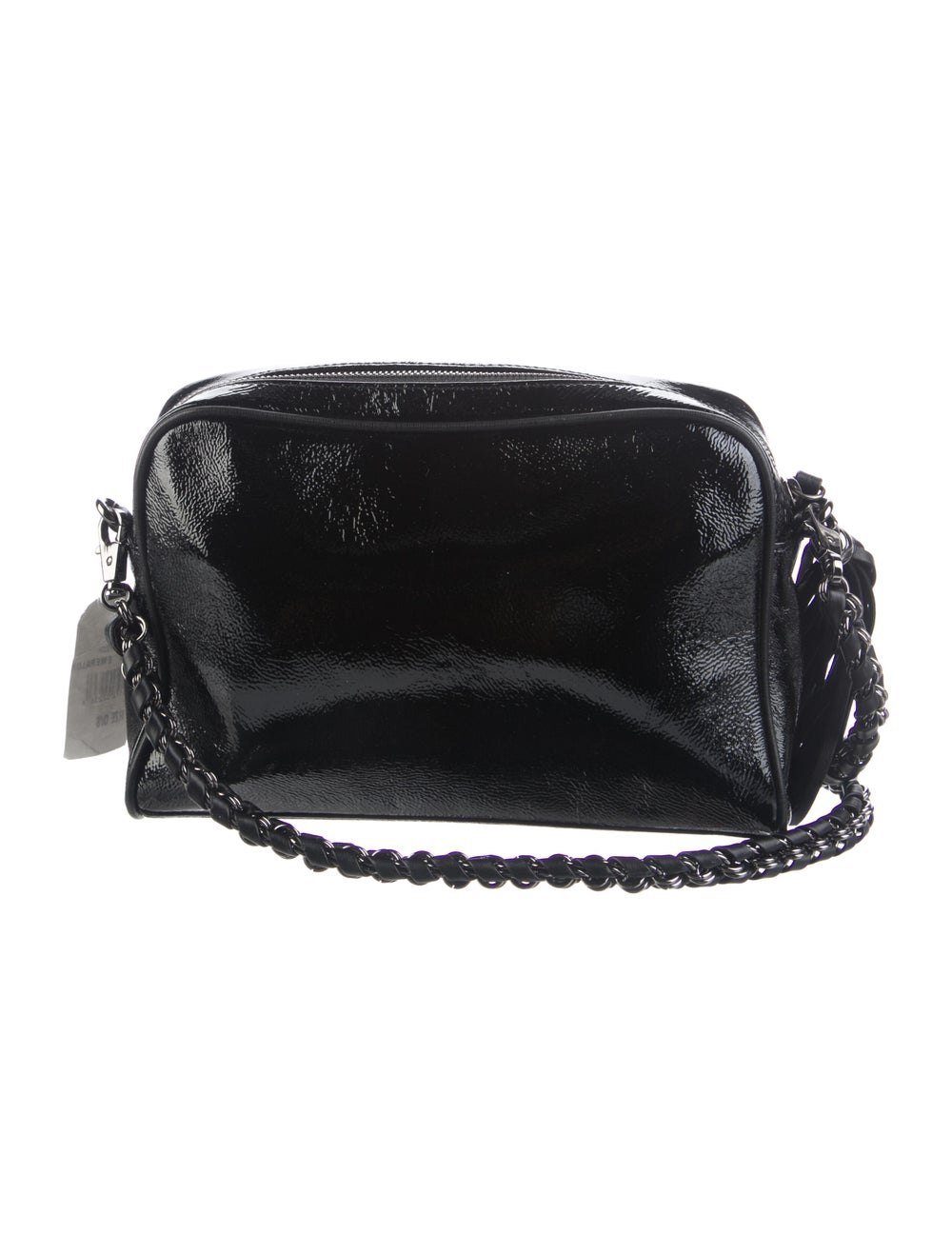 Eric Javits Pony Hair Patent Leather Crossbody Ba… - image 4