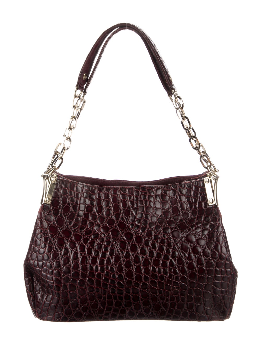 Eric Javits Crocodile Shoulder Bag - image 1