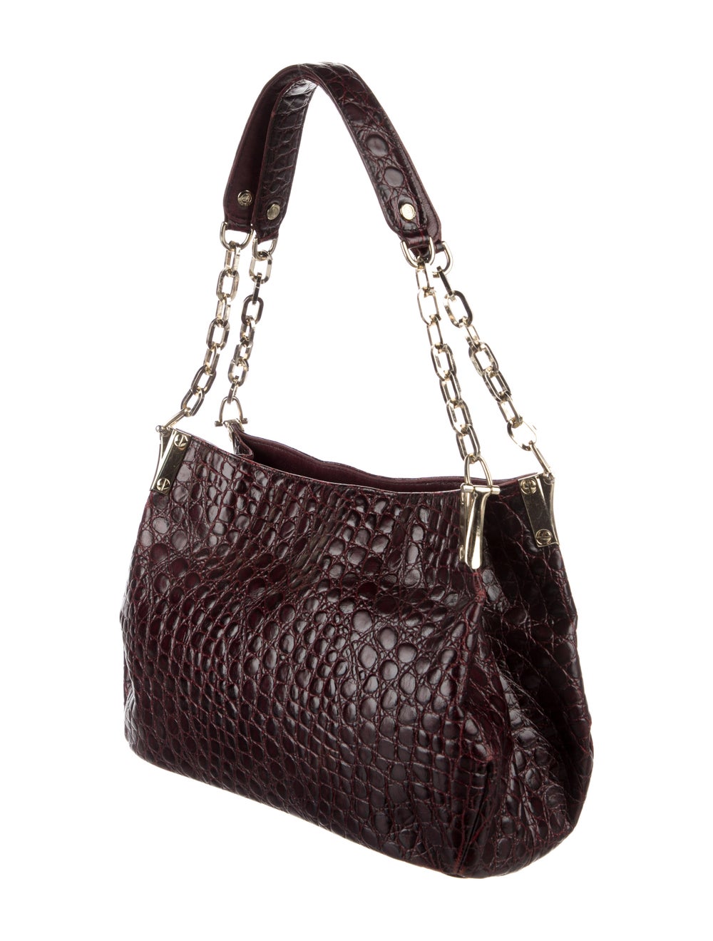 Eric Javits Crocodile Shoulder Bag - image 3