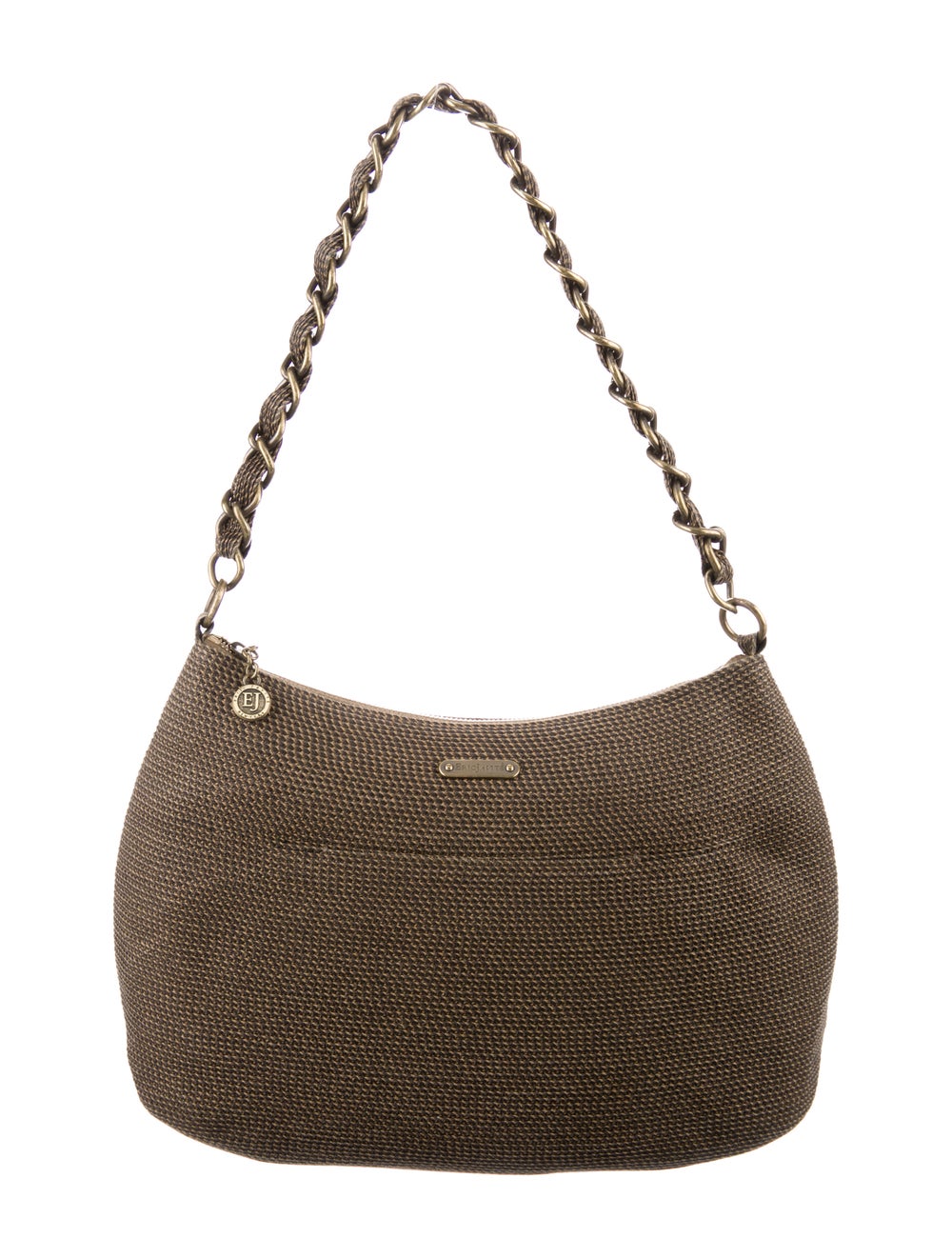 Eric Javits Straw Squishee Chain Shoulder Bag - image 1
