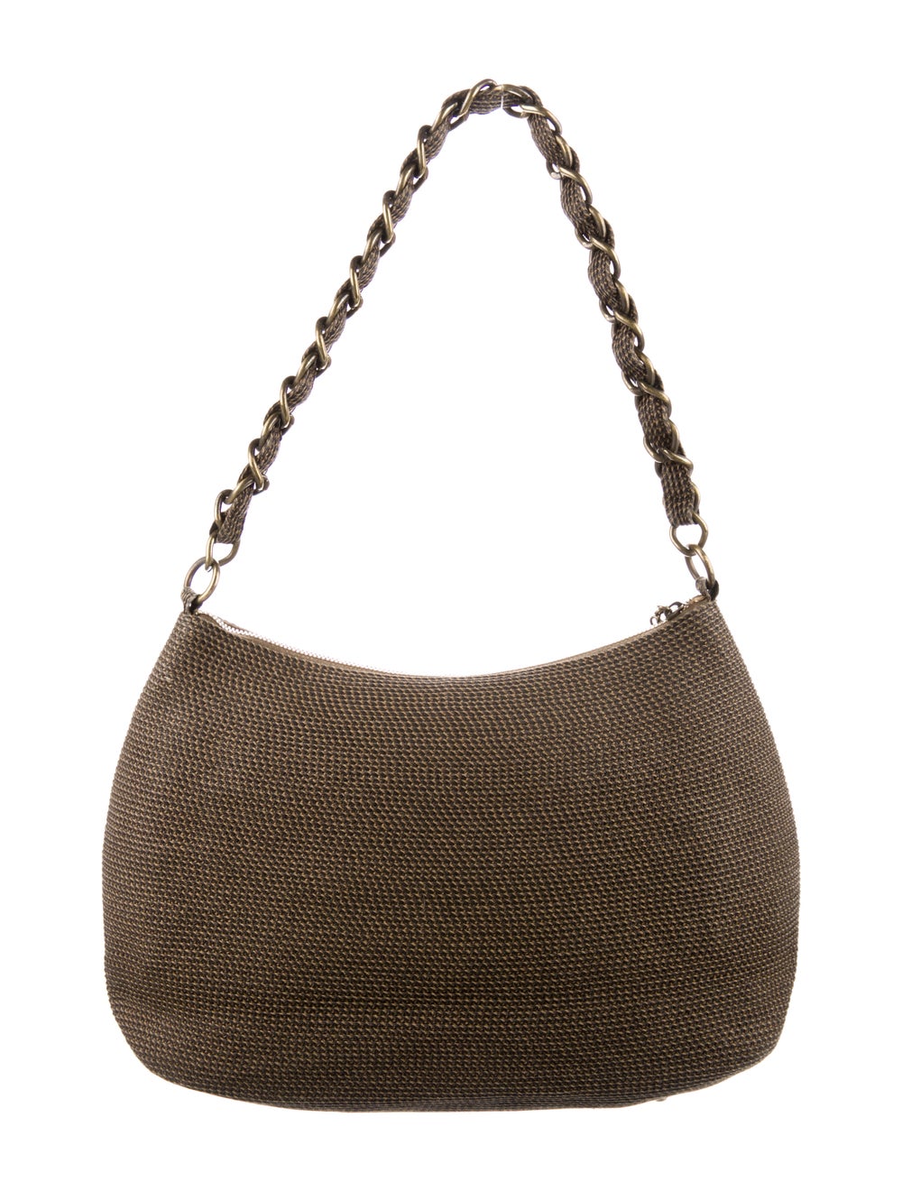 Eric Javits Straw Squishee Chain Shoulder Bag - image 4