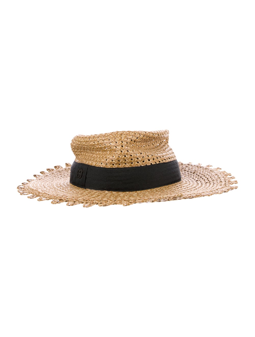 Eric Javits Scalloped Straw Hat - image 2