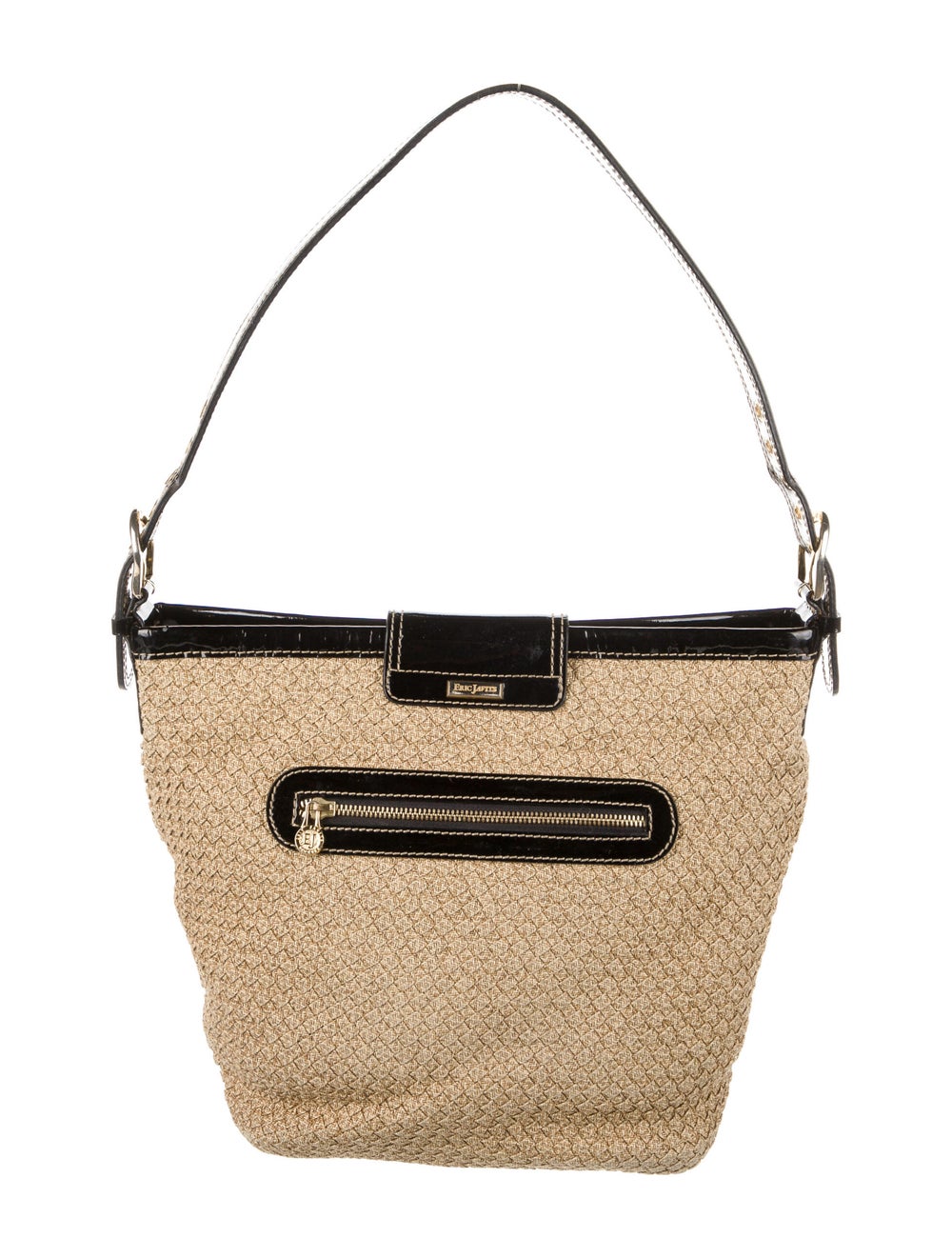 Eric Javits Leather-Trimmed Raffia Tote - image 4