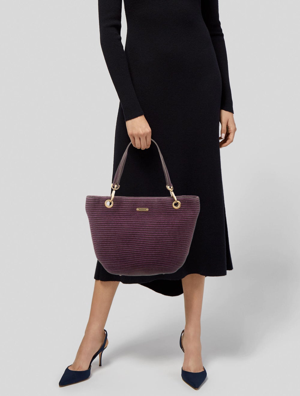 Eric Javits Straw Metallic Tote - image 2