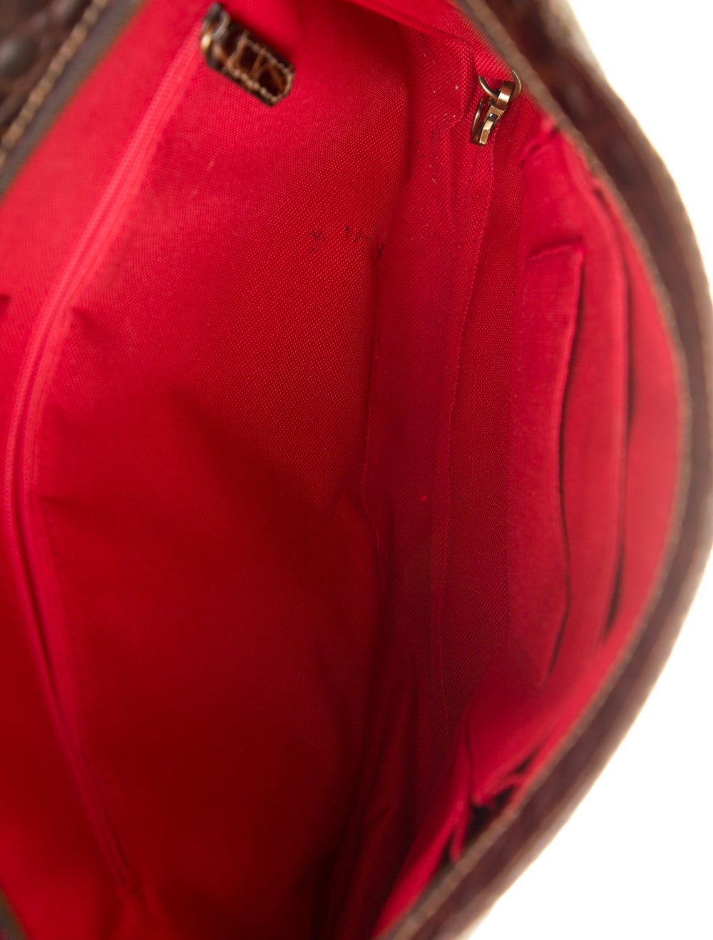 Eric Javits Leather Trimmed Shoulder Bag - image 5