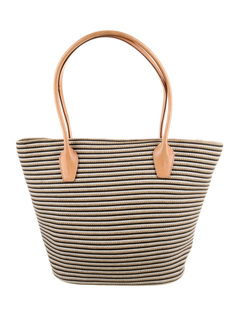 Eric Javits Leather Trimmed Tote Bag - image 4
