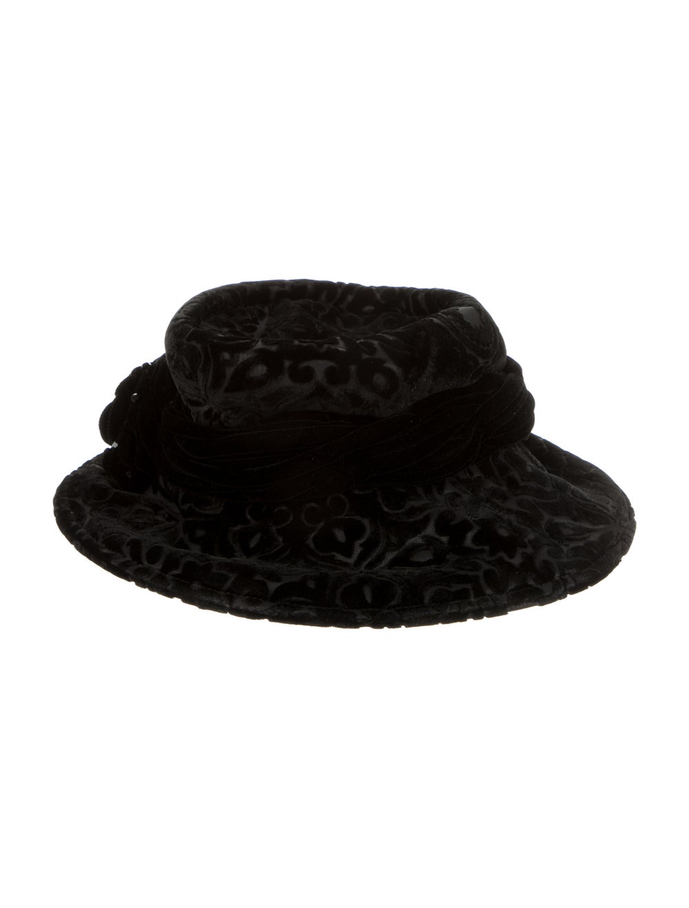 Eric Javits Velvet Wide Brim Hat - image 1