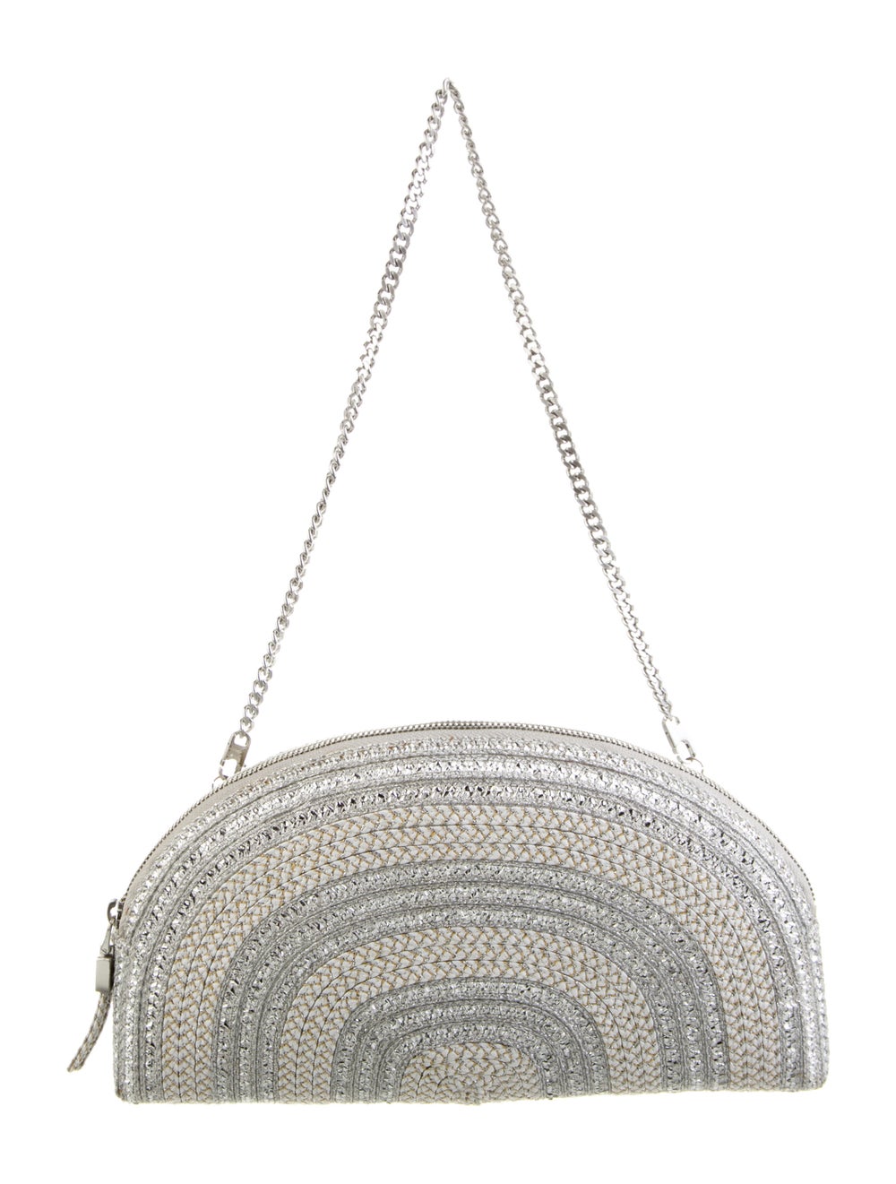 Eric Javits Raffia Patterned Shoulder Bag - image 1