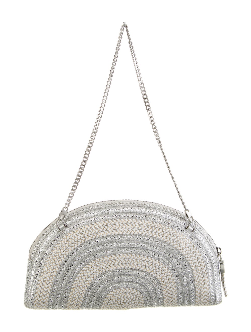 Eric Javits Raffia Patterned Shoulder Bag - image 4
