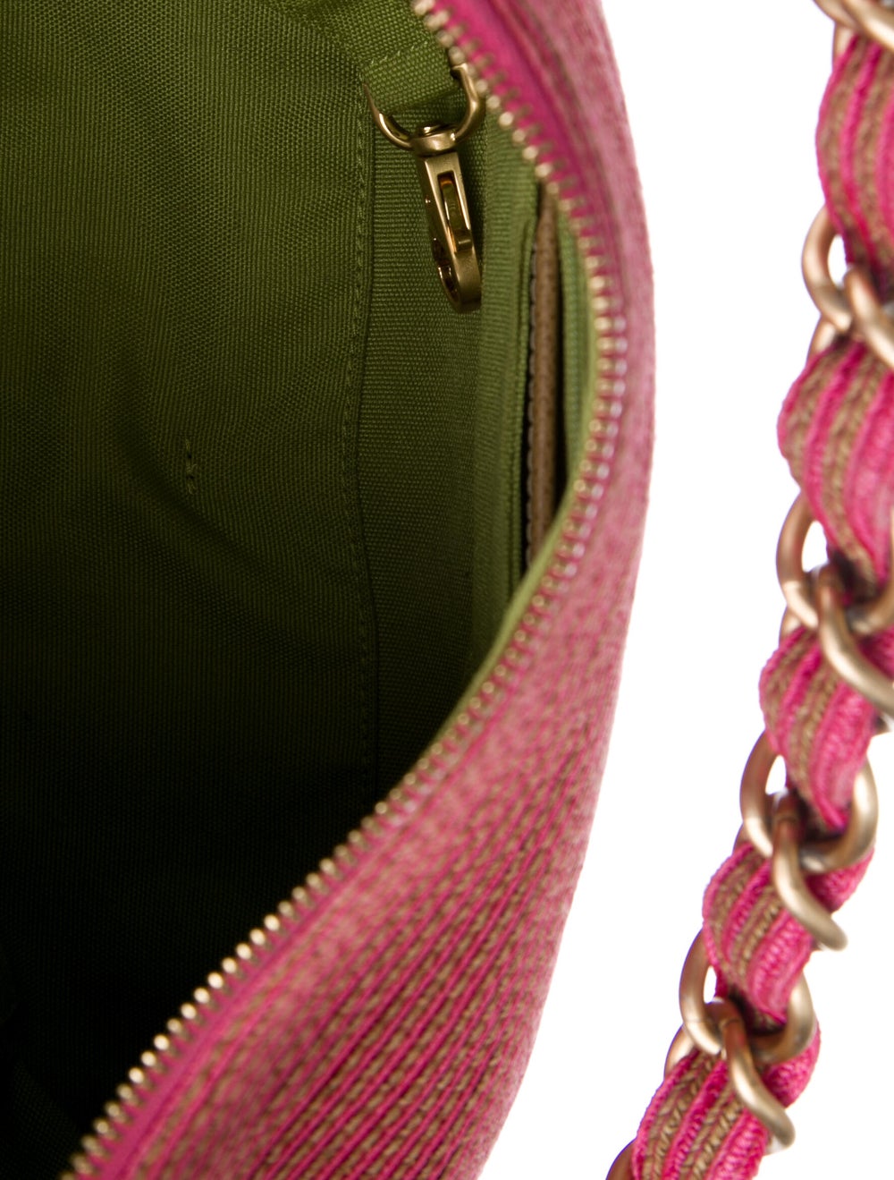 Eric Javits Raffia Chain-Linked Shoulder Bag - image 5