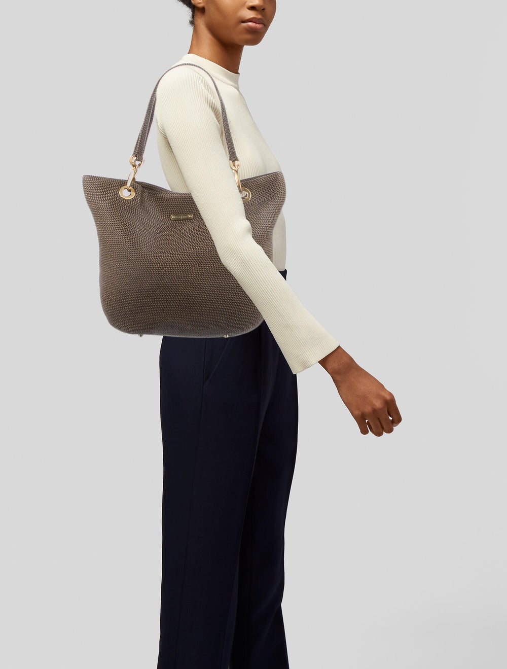 Eric Javits Jute Shoulder Bag - image 2