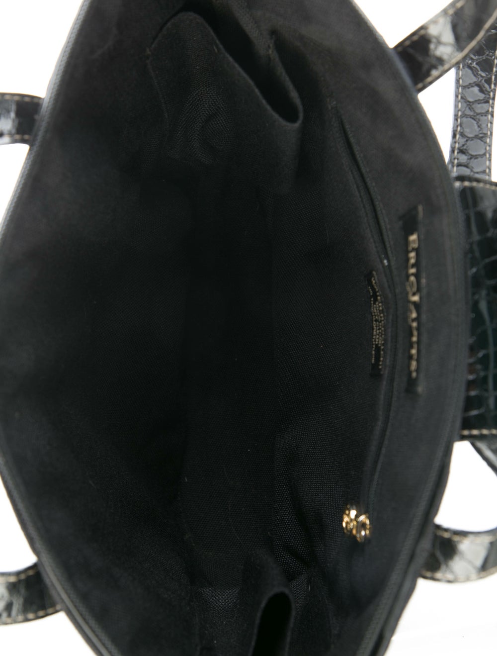 Eric Javits Leather-Trimmed Canvas Shoulder Bag - image 5