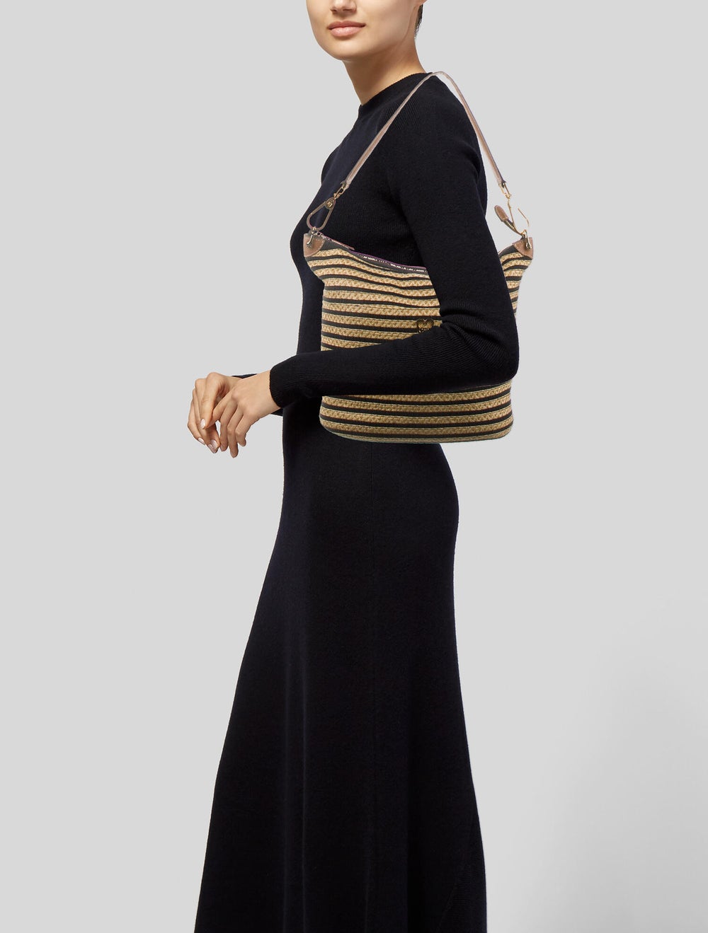 Eric Javits Straw Shoulder Bag - image 2