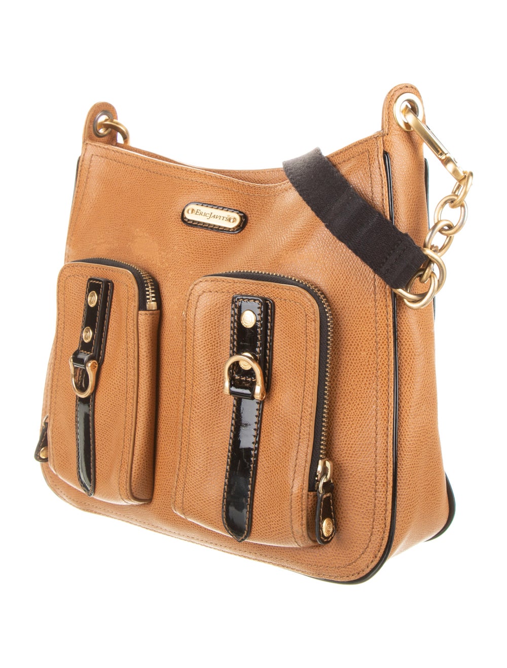Eric Javits Leather Shoulder Bag - image 3