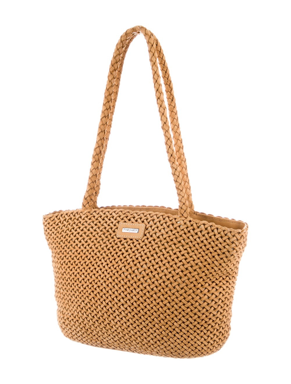 Eric Javits Woven Leather Shoulder Bag - image 3