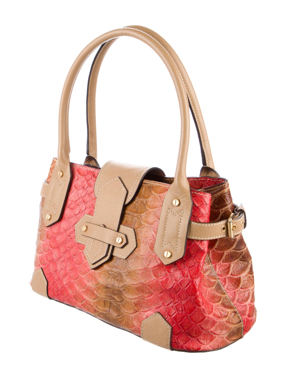 Eric Javits Leather Shoulder Bag - image 3