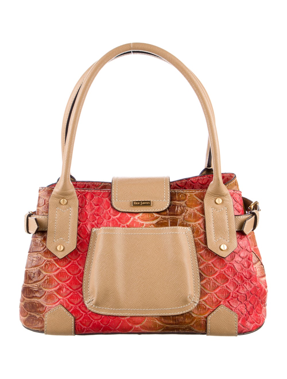 Eric Javits Leather Shoulder Bag - image 4