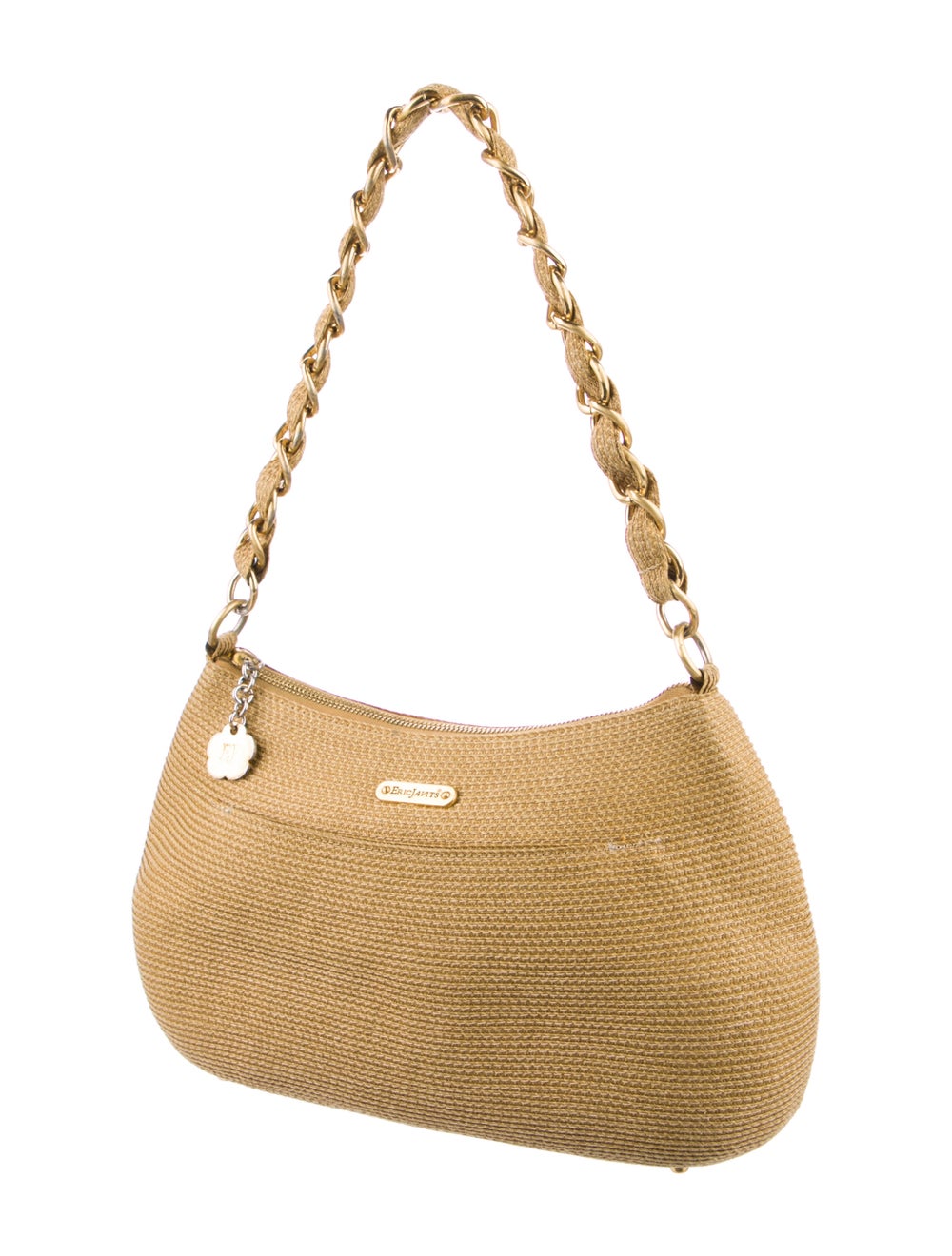 Eric Javits Chain-Link Jute Shoulder Bag - image 3