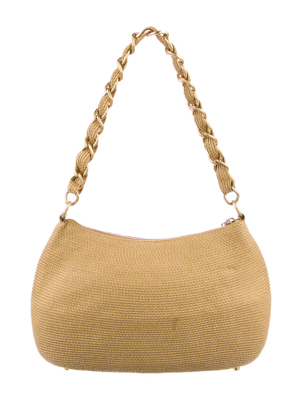 Eric Javits Chain-Link Jute Shoulder Bag - image 4
