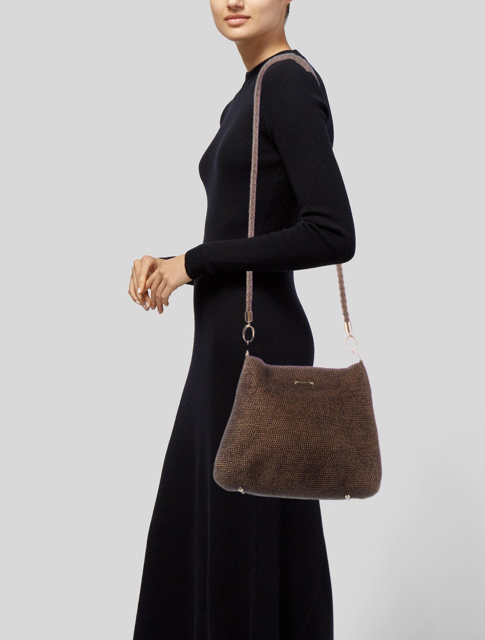 Eric Javits Canvas Shoulder Bag - image 2