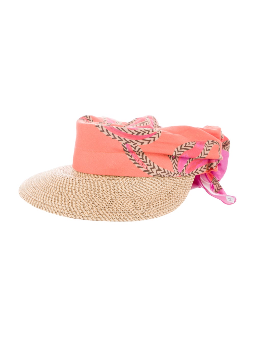 Eric Javits Woven Straw Visor - image 1