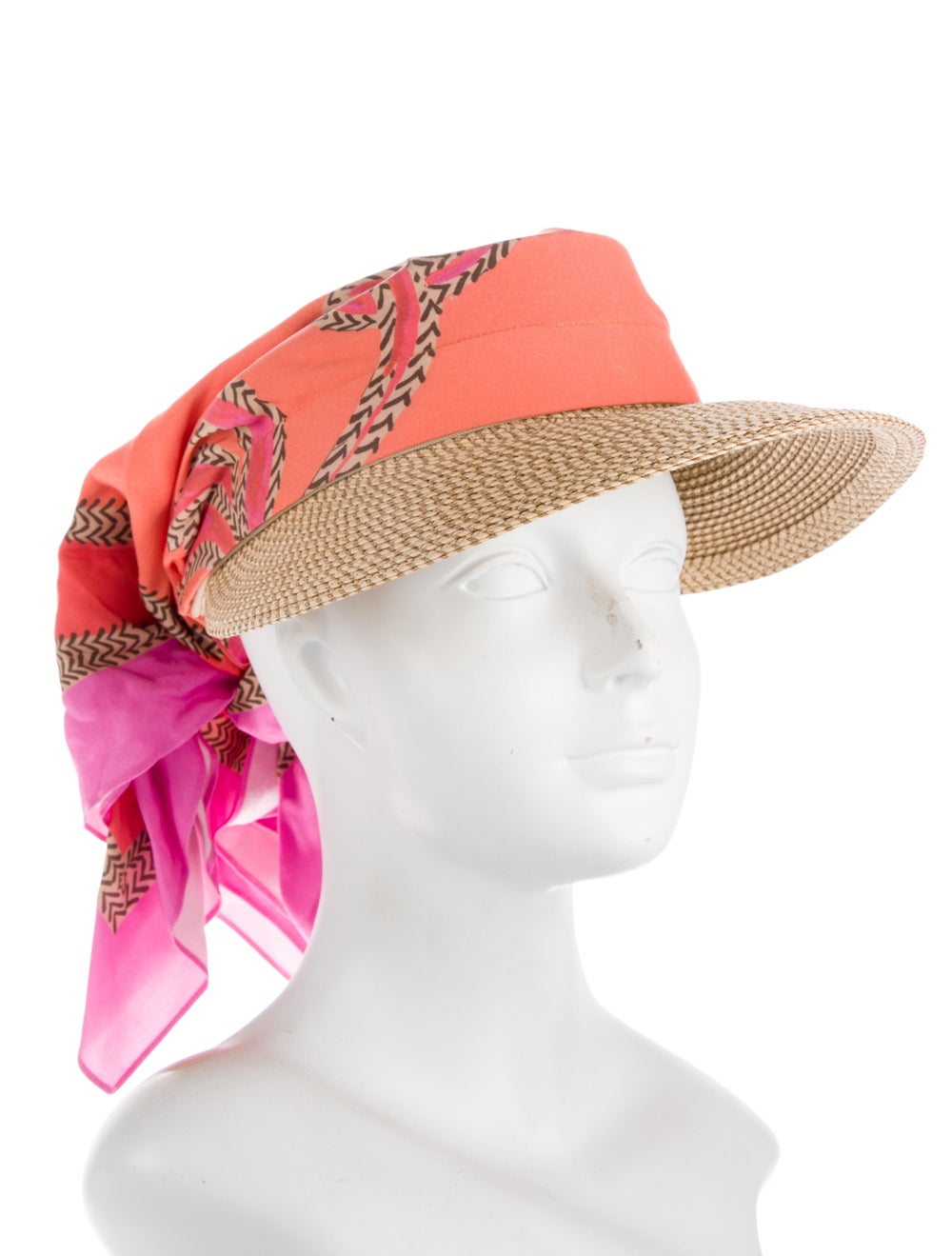 Eric Javits Woven Straw Visor - image 3