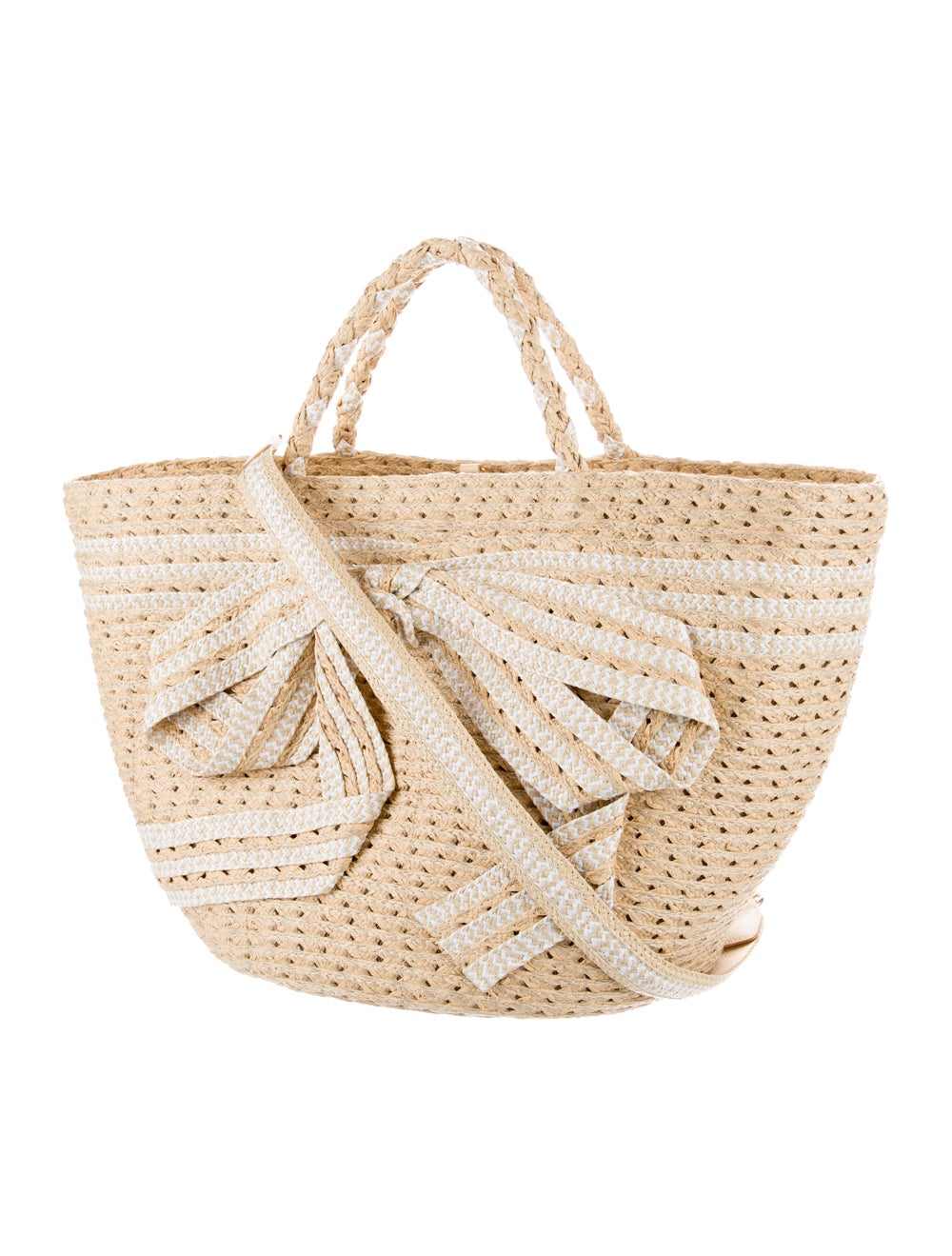 Eric Javits Woven Raffia Tote Bag - image 3
