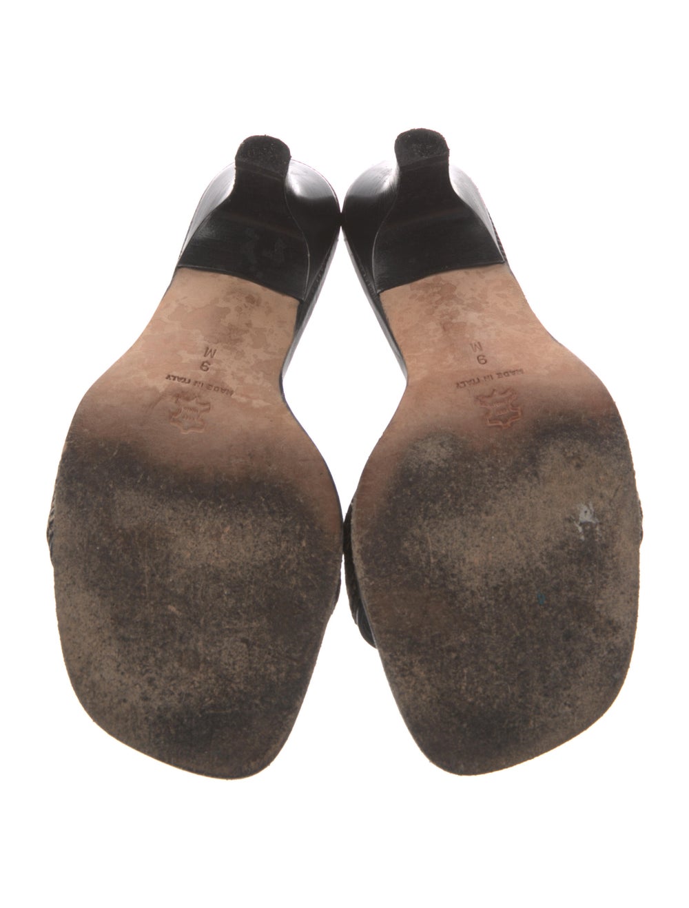 Eric Javits Raffia Bow Accents Slides - image 5