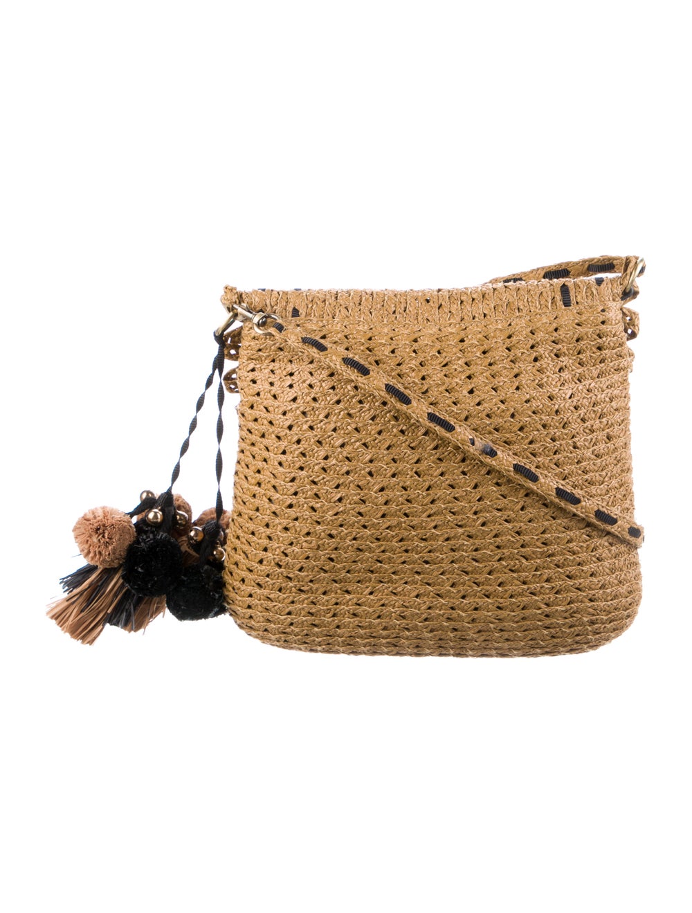 Eric Javits Woven Raffia Shoulder Bag - image 4