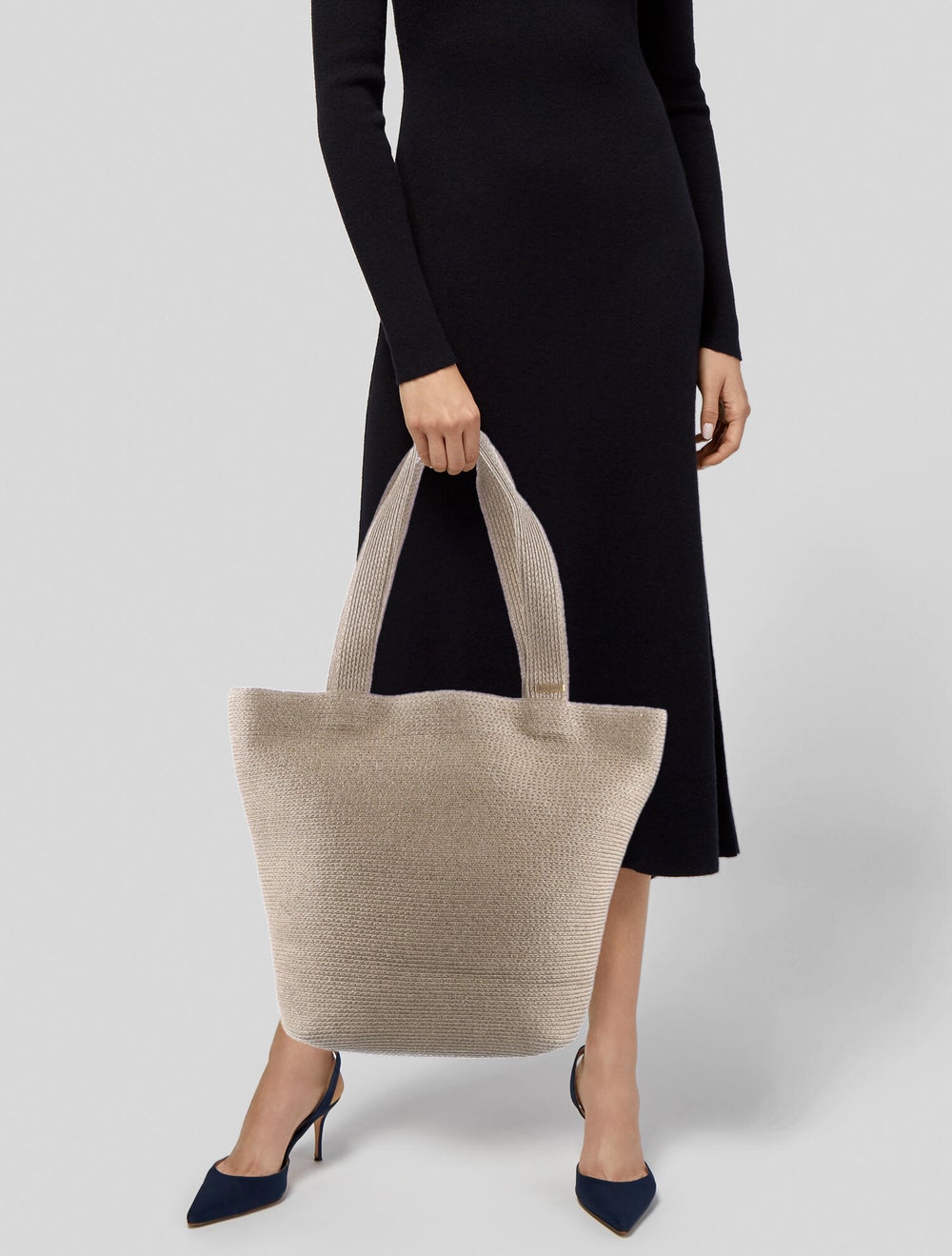 Eric Javits Raffia Tote Bag - image 2