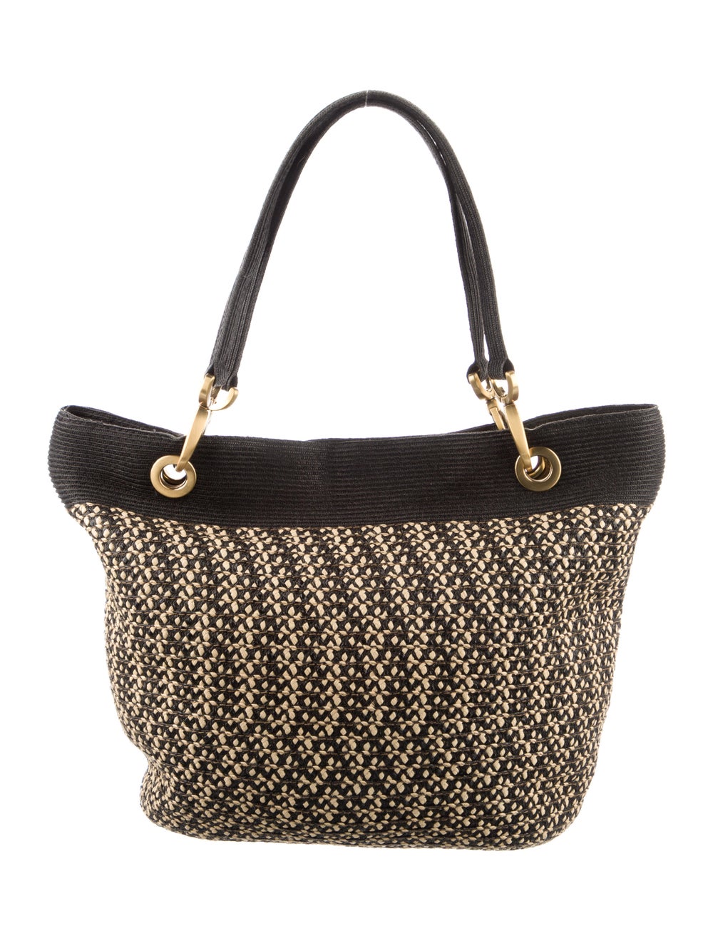 Eric Javits Patterned Raffia Bucket Bag - image 4
