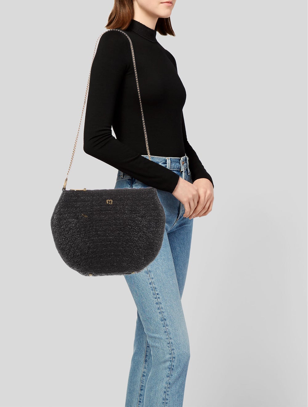 Eric Javits Raffia Chain Crossbody bag - image 2