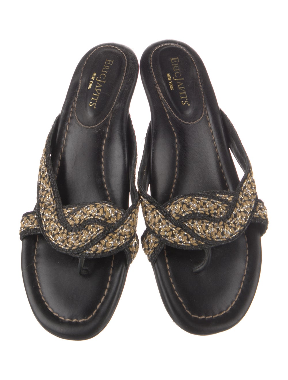 Eric Javits Straw Printed Slides - image 3