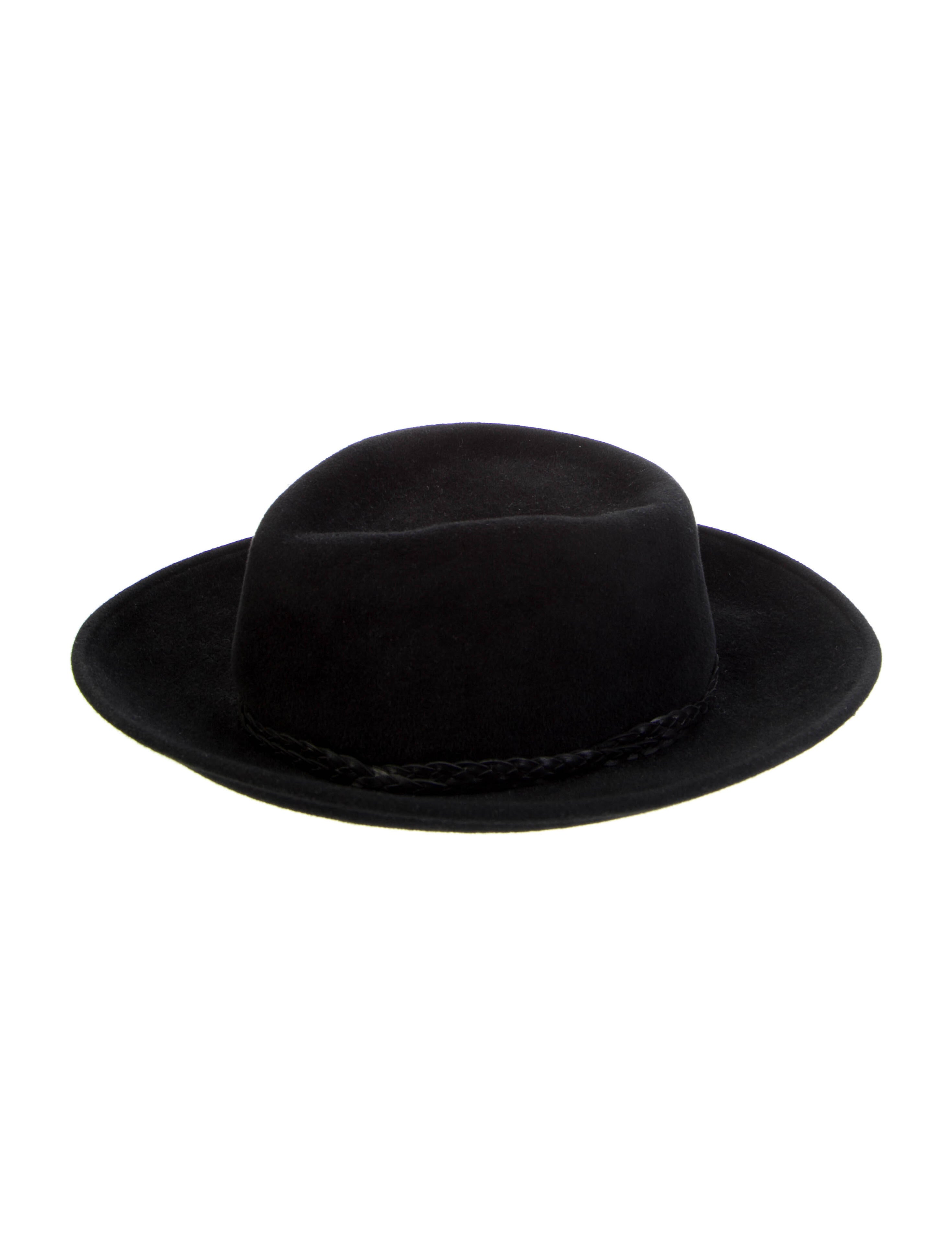 Eric Javits Felt Fedora Hat - Black Hats, Accessories - WEJ29036 | The ...