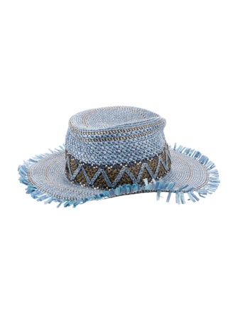 Eric Javits Straw Wide-Brim Hat