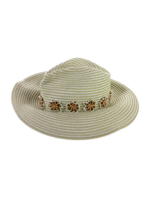 Eric Javits Straw Woven Wide Brim Sun Hat
