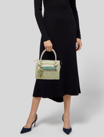 Eric Javits Raffia Top Handle Bag