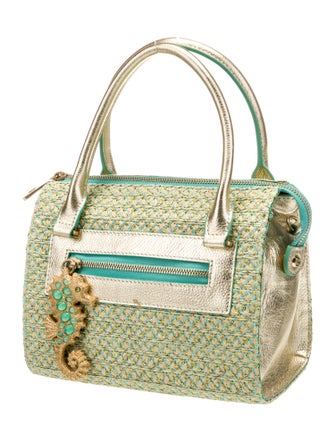 Eric Javits Raffia Top Handle Bag