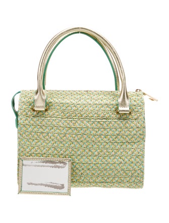 Eric Javits Raffia Top Handle Bag